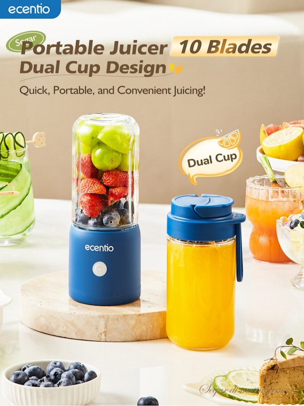 ecentio Juicer Portable Mini Blender 2