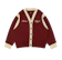 Putra Wijaya Apparel OOTDSUPPLY Cardigan Florence Maroon Cream 1