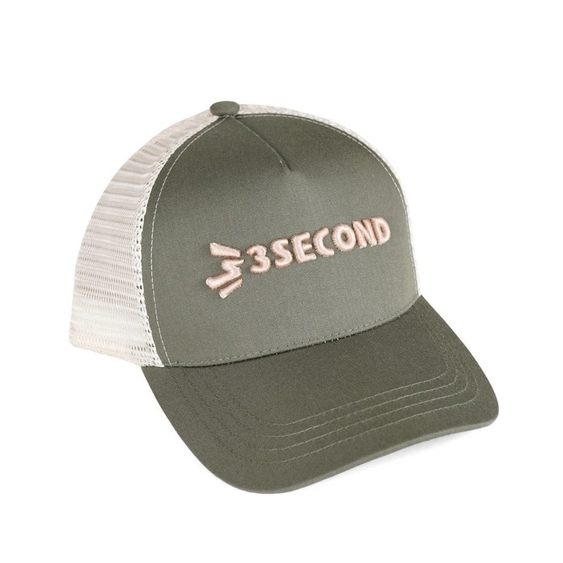 3Second Men's Trucker Hat Polyester Chai 1