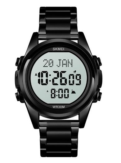 SKMEI Jam Tangan Digital Arah Kiblat 1667