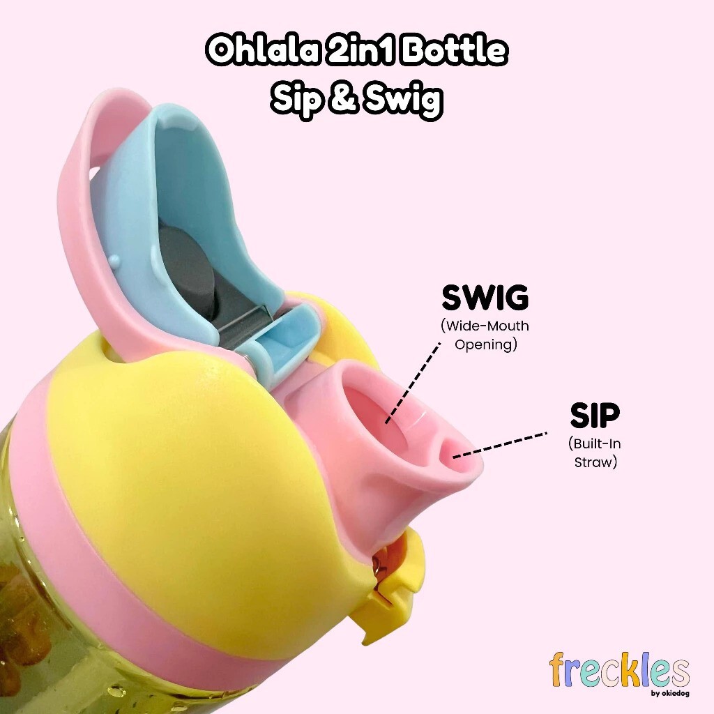 Okiedog Freckles Ohlala Water Bottle Tritan 500ml