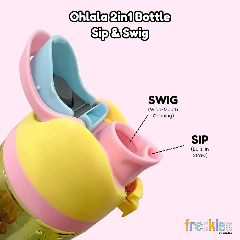 Freckles Ohlala Water Bottle Tritan 500ml 2
