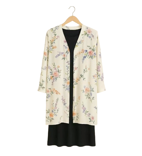 Dailyofprincess Viola Cardigan Wanita Panjang Rayon