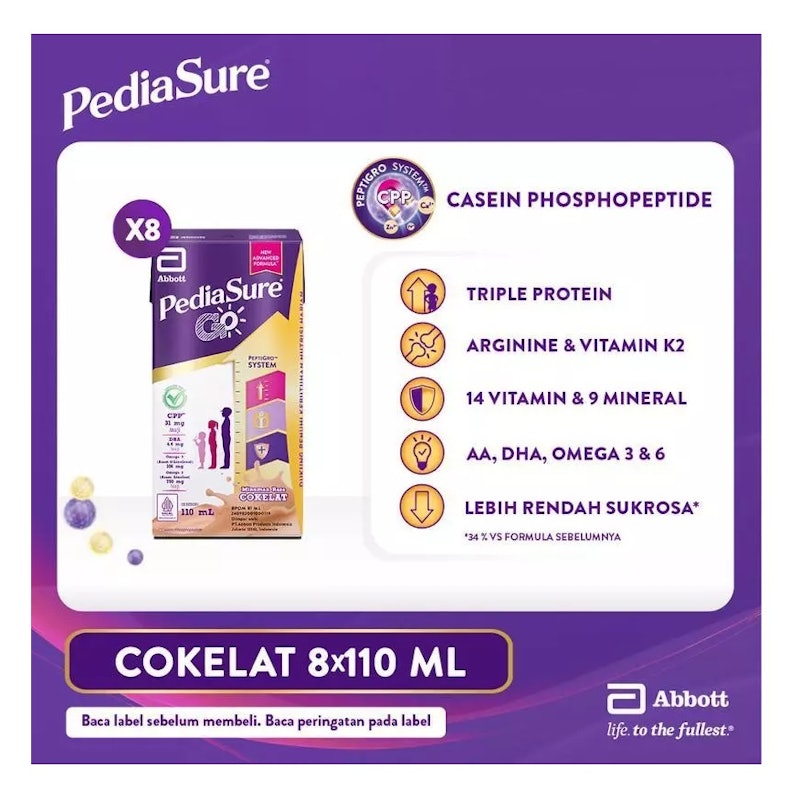 PediaSure Go Cokelat 2