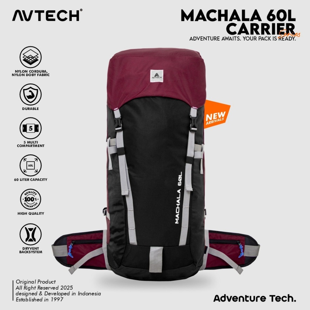 Avtech Adventure Technology AVTECH Machala V2 Carrier 60L