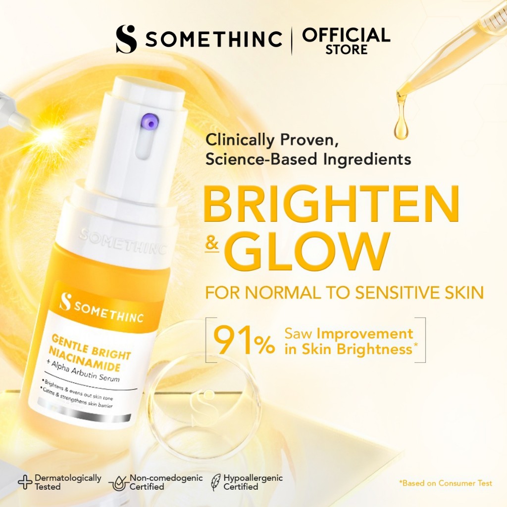 Royal Pesona Indonesia SOMETHINC Gentle Bright Niacinamide + Alpha Arbutin Serum