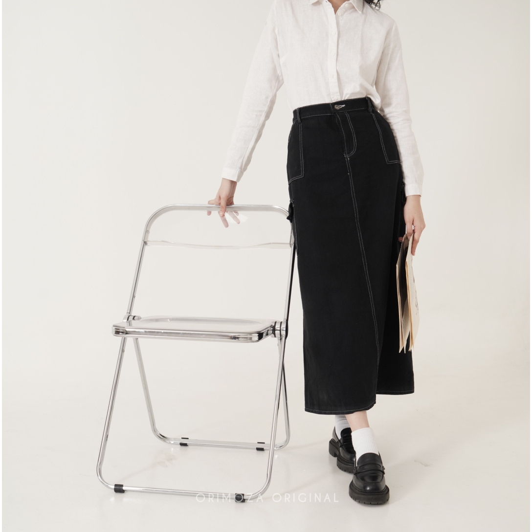 Cargo Skirt List Jeans