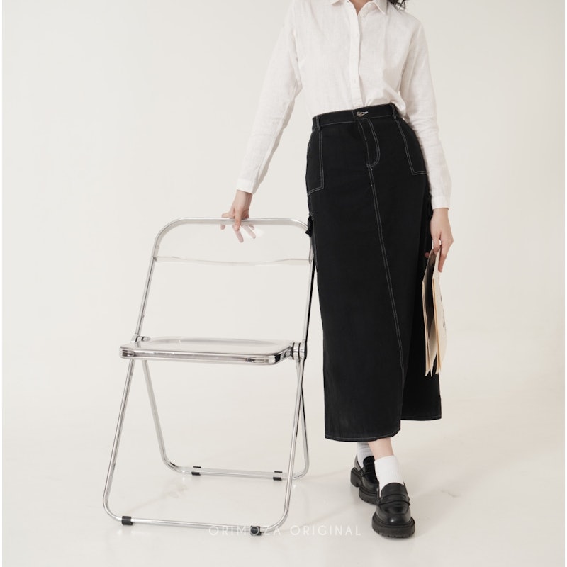 Cargo Skirt List Jeans 3