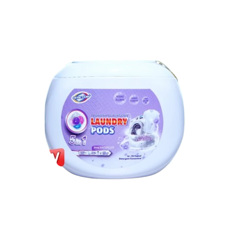 NEW OXYACTION Laundry Pods 5in1 Aroma Lavender 1