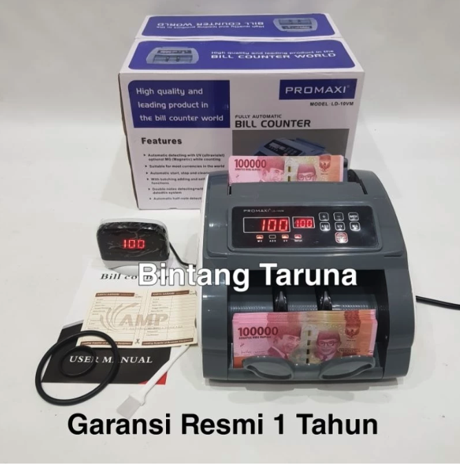  Promaxi Fully Automatic Bill Counter LD-10VM 