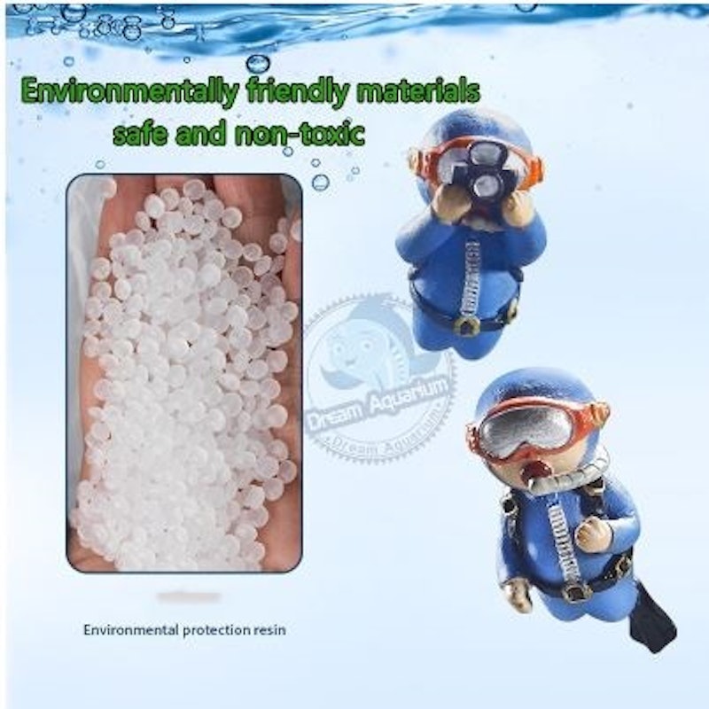 Hiasan Aquarium Miniatur Penyelam 3