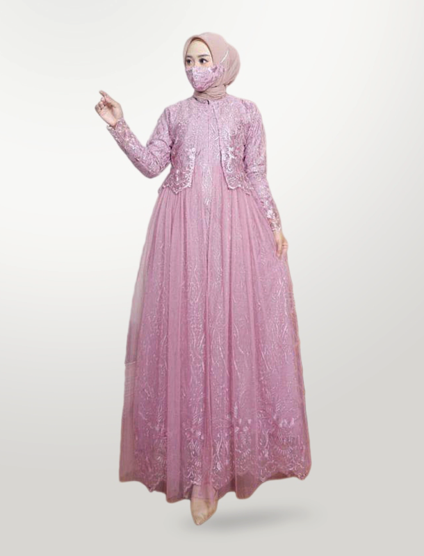 Redlove Gamis Tille Mutiara Rompi 5