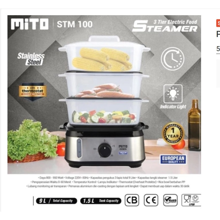 MITO Group MITO Steamer Electric Food STM100