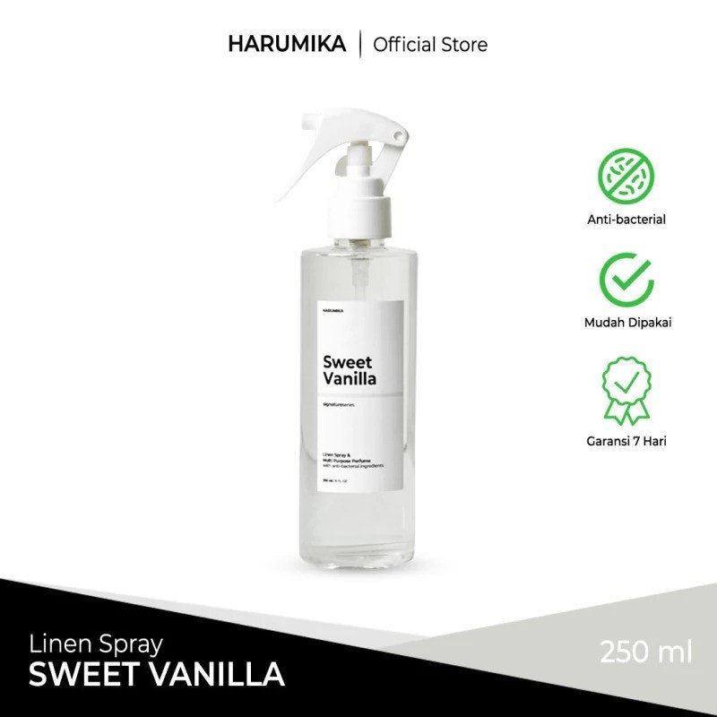 Harumika Linen Spray Sweet Vanilla Lace 2
