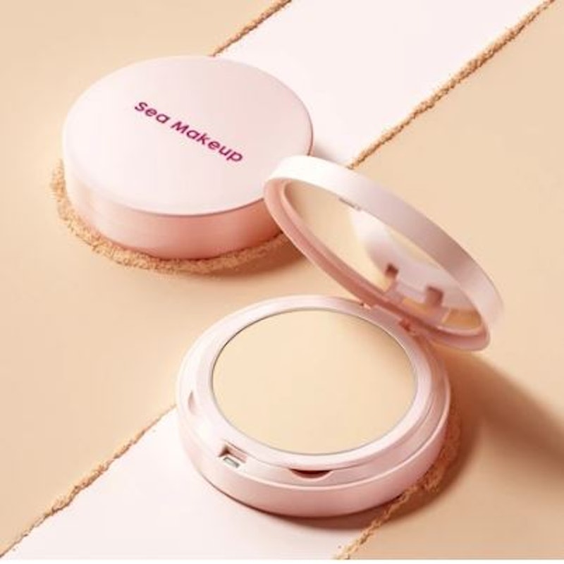 Sea Makeup Acne Cover & Smooth Two Way Cake Custard Choux 4