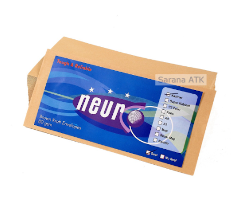 Amplop Cokelat Ukuran Kabinet Seal 5