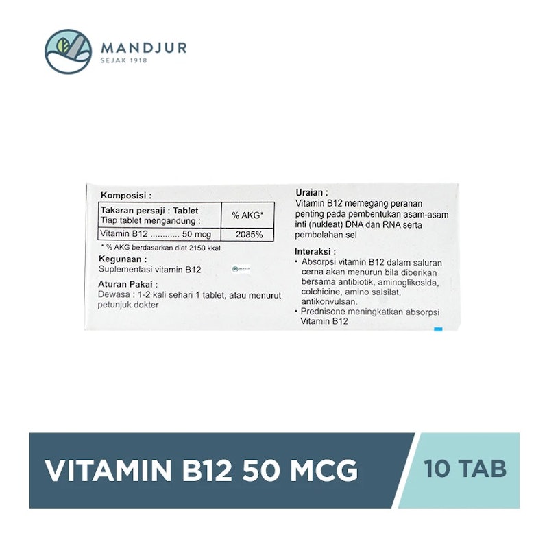 Vitamin B12 50 mcg 2