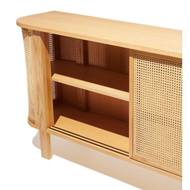 Wonten Art Meja TV Rotan Kayu Jati Victoria