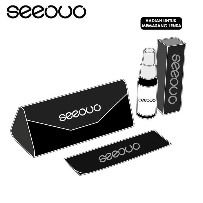 Seeouo Eyewear Seeouo Kacamata Browline Photocromic