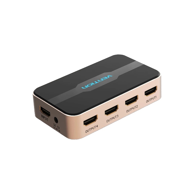 HDMI Splitter 1 in 4 out HDMI Duplicate Screen 4K@30Hz 1