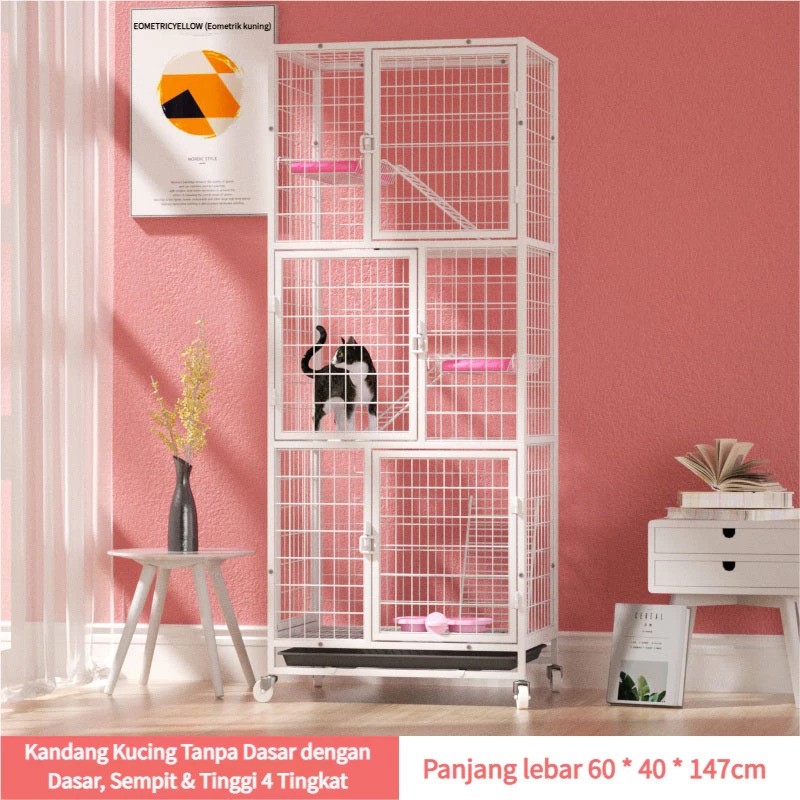 PAPAPET Kandang Kucing Besar 2