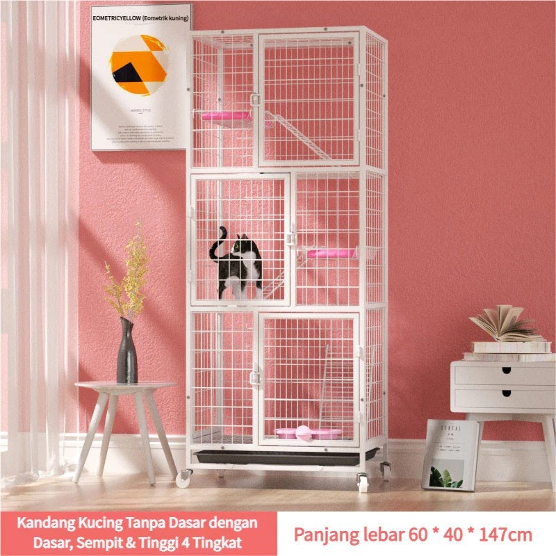 PAPAPET Kandang Kucing Besar 2