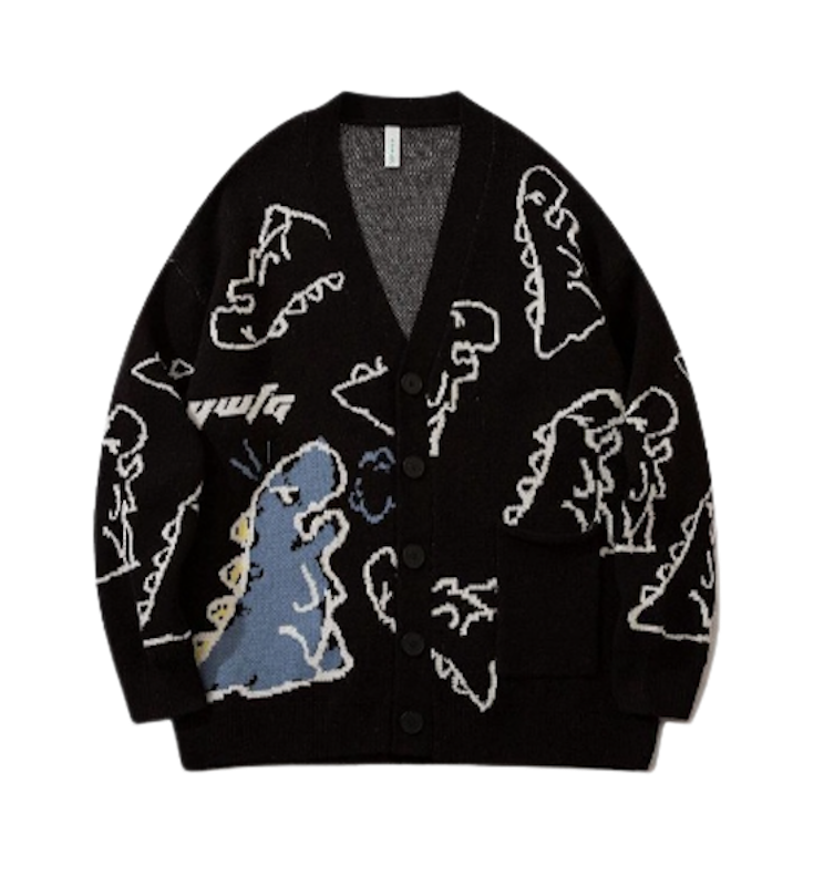 Dino Cardigan Korean Style 3