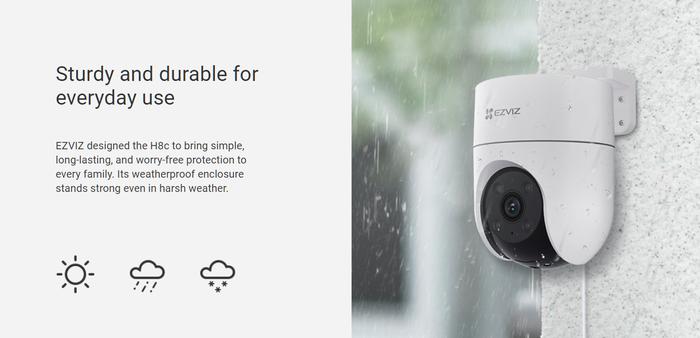 H8c Pan & Tilt Wi-Fi Camera