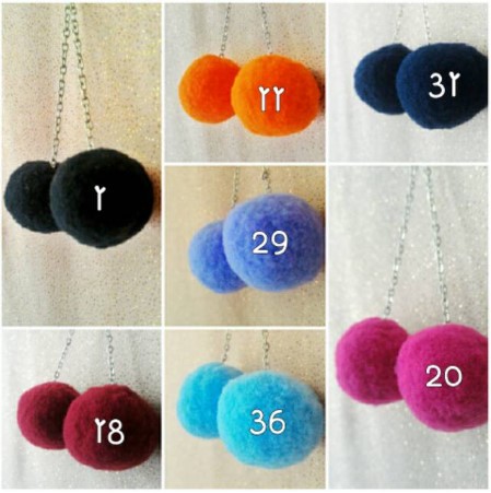  Anting Pompom Hijab Extra Small