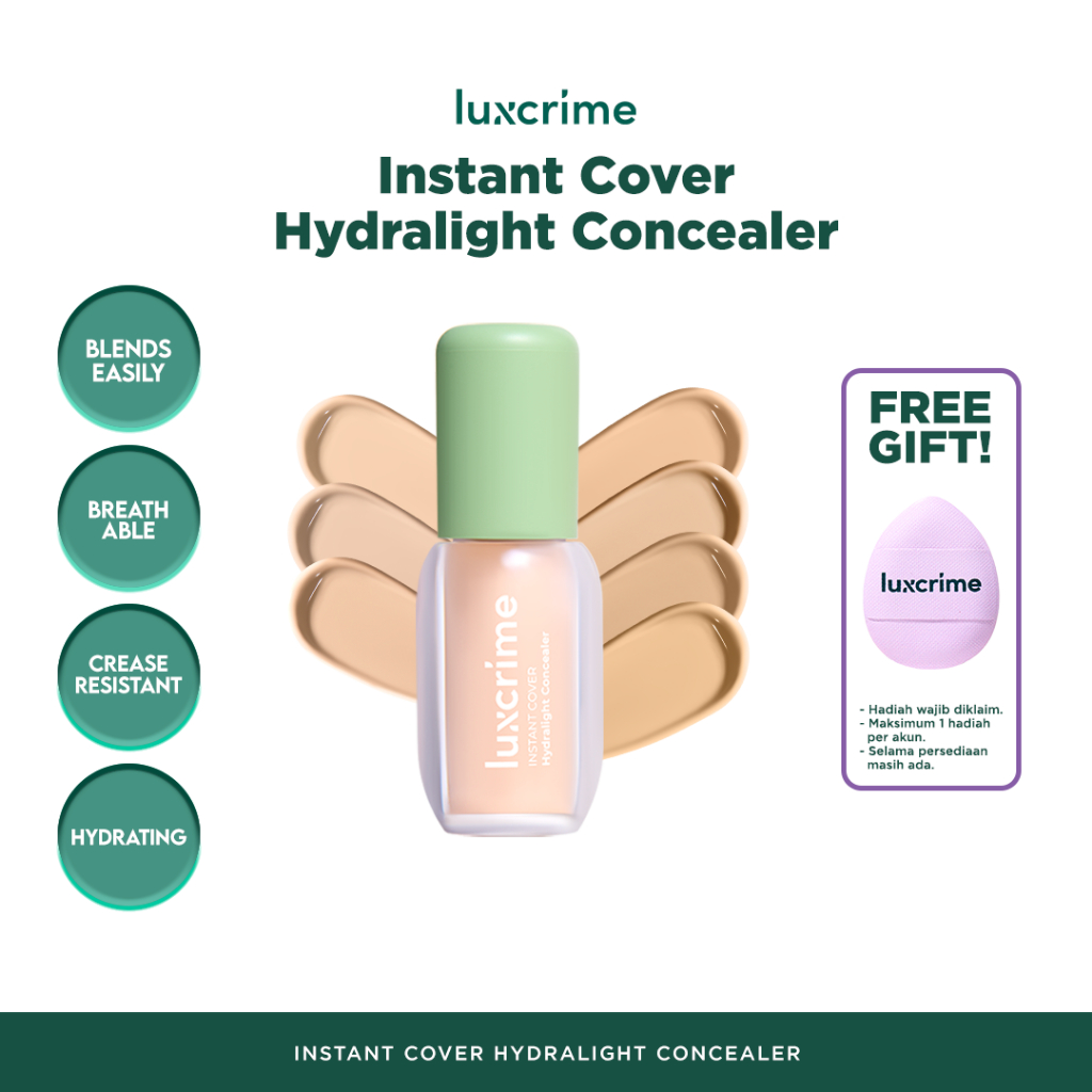 Luxury Cantika Indonesia Luxcrime Instant Cover Hydralight Concealer N03