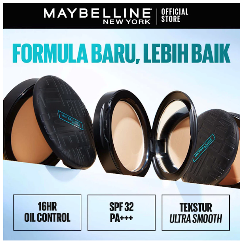 Fit Me Matte + Poreless 16H Oil Control Compact Powder 128 3