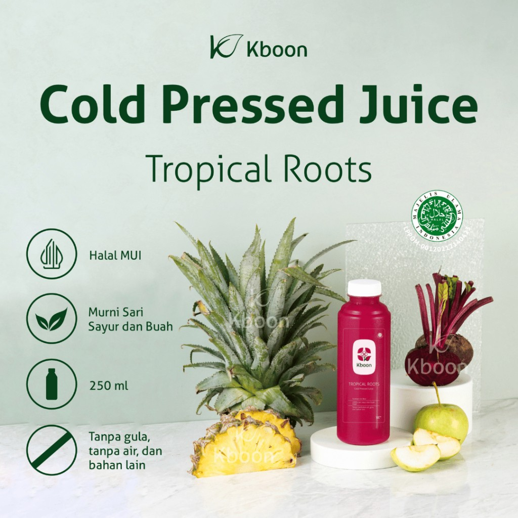  Kboon Cold Pressed Juice Tropical Roots 250 ml