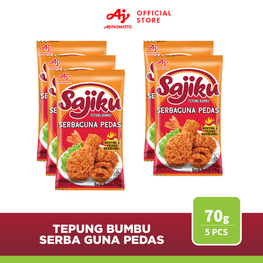 Ajinomoto Sajiku® Tepung Bumbu Serbaguna Pedas