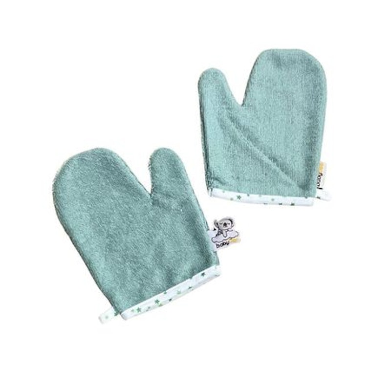 Babybee Bamboo Wash Mitt 2 Pcs 5