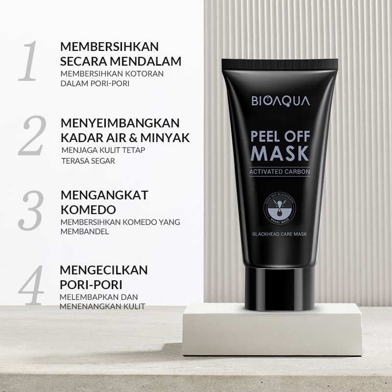 BIOAQUA Blackhead Charcoal Peel Off Mask 