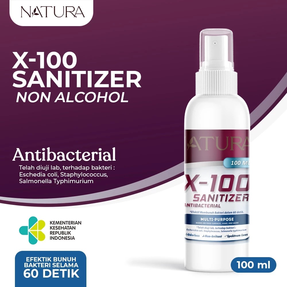 Natura X-100 Sanitizer Antibacterial 3