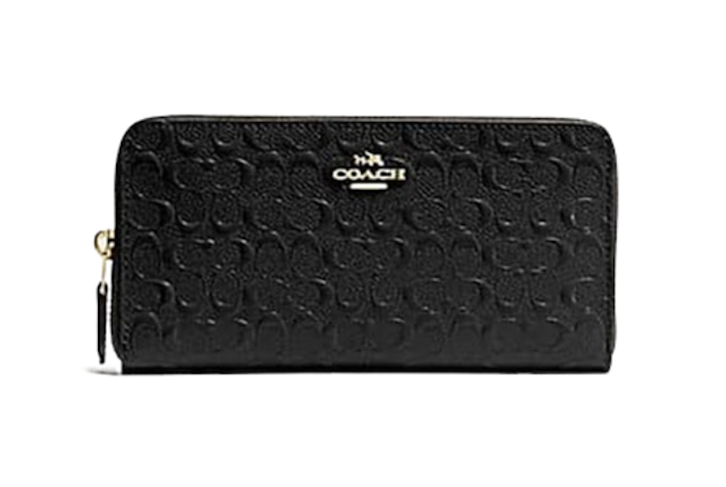Accordion Zip Wallet In Signature Leather 1