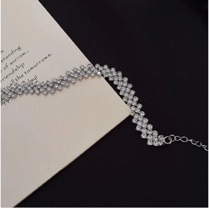 Jess Choker Necklace Silver 3