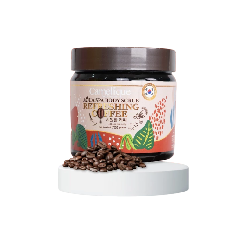 Camellique Aqua Spa Body Scrub Refreshing Coffee 1