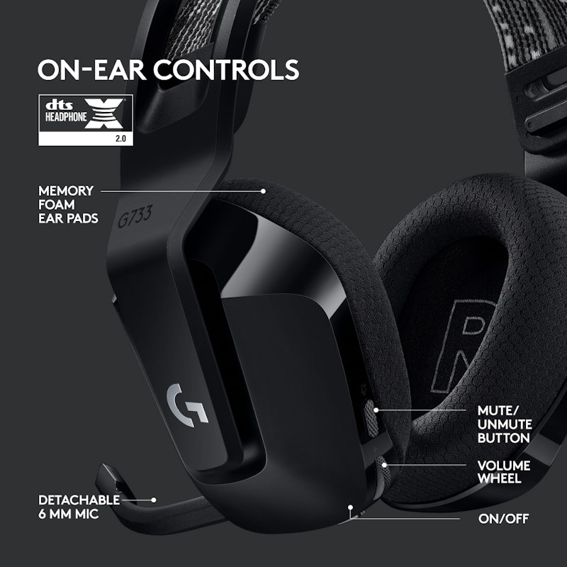 Logitech Headset Gaming RGB Nirkabel LIGHTSPEED 4
