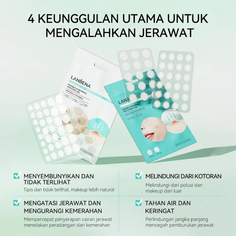 LANBENA Invisible Acne Pimple Patch Day Use
