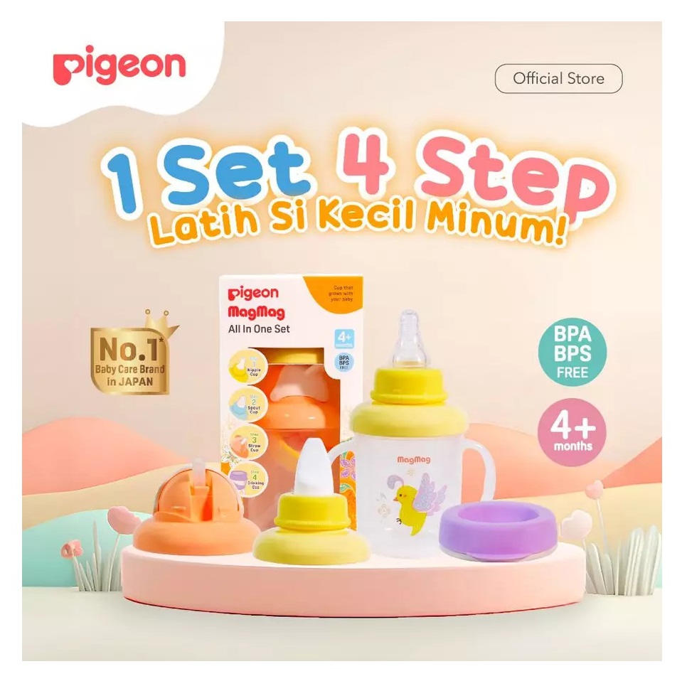 Pigeon MagMag Drinking Cup All In One Set