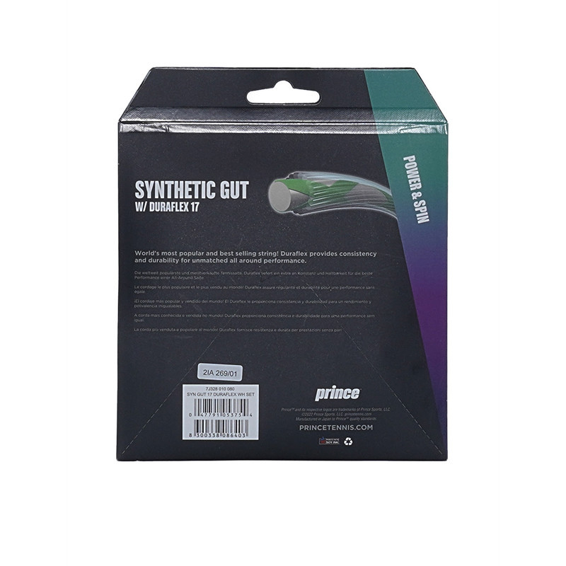 Prince Global Sports Prince Synthetic Gut W/Duraflex 17