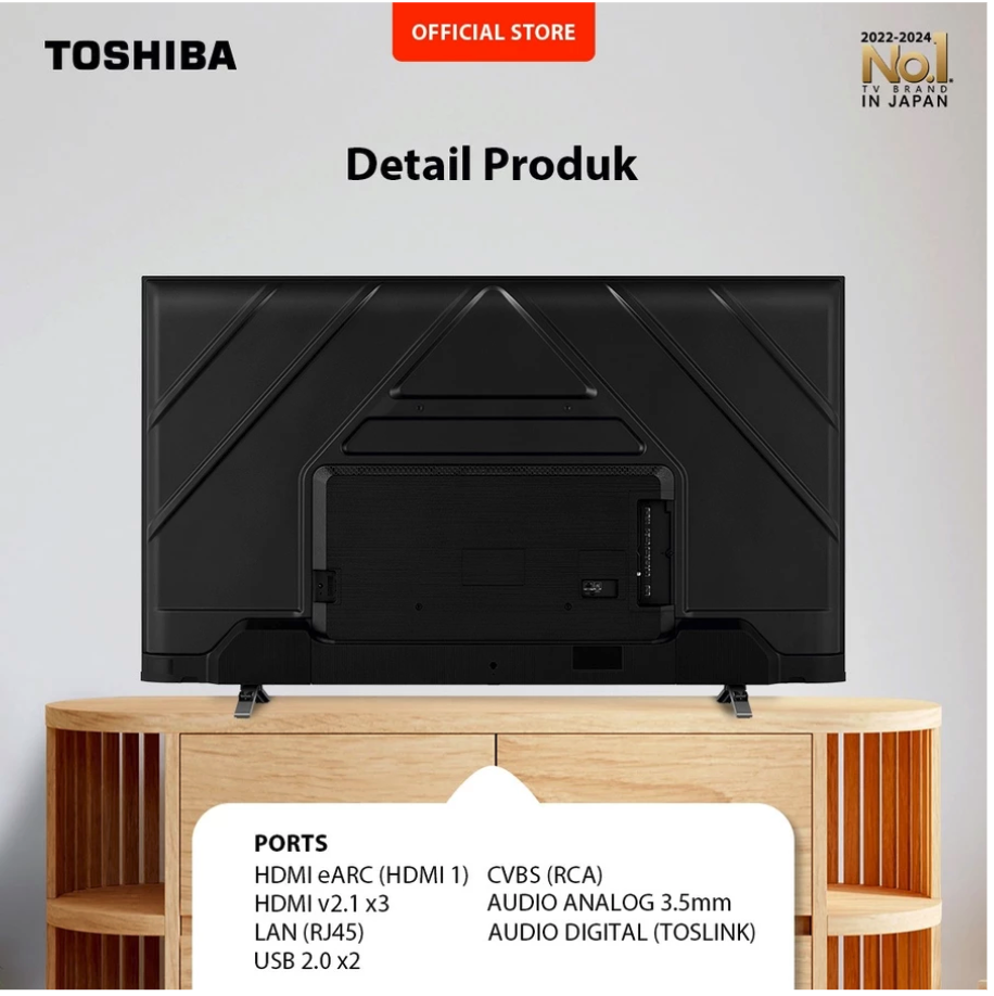 Toshiba 50" 4K QLED Smart TV 5