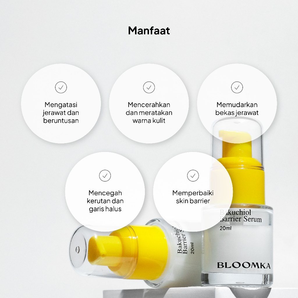 Mitra Kreasi Natural Bloomka Bakuchiol Barrier Serum