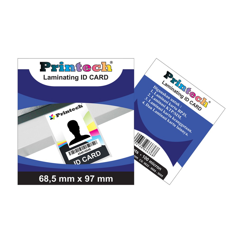 PRINTECH Laminating Film Pouch / Plastik Laminating ID Card 06004