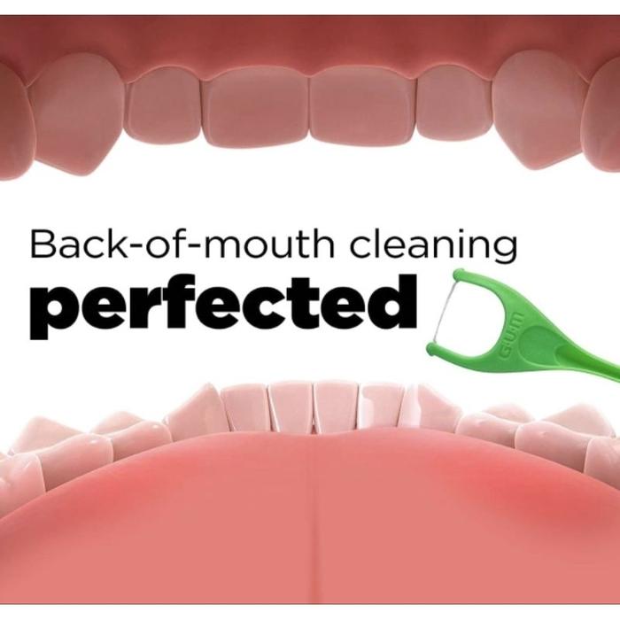 Sunstar G.U.M Angled Clean Flosser Picks 