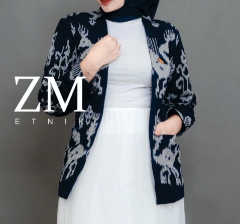  ZM ETNIK Blazer Tenun Diajeng 