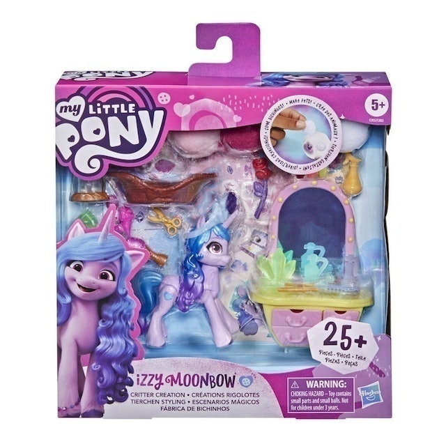 Hasbro My Little Pony: A New Generation Movie Story Scenes Critter Creation Izzy Moonbow F2935
