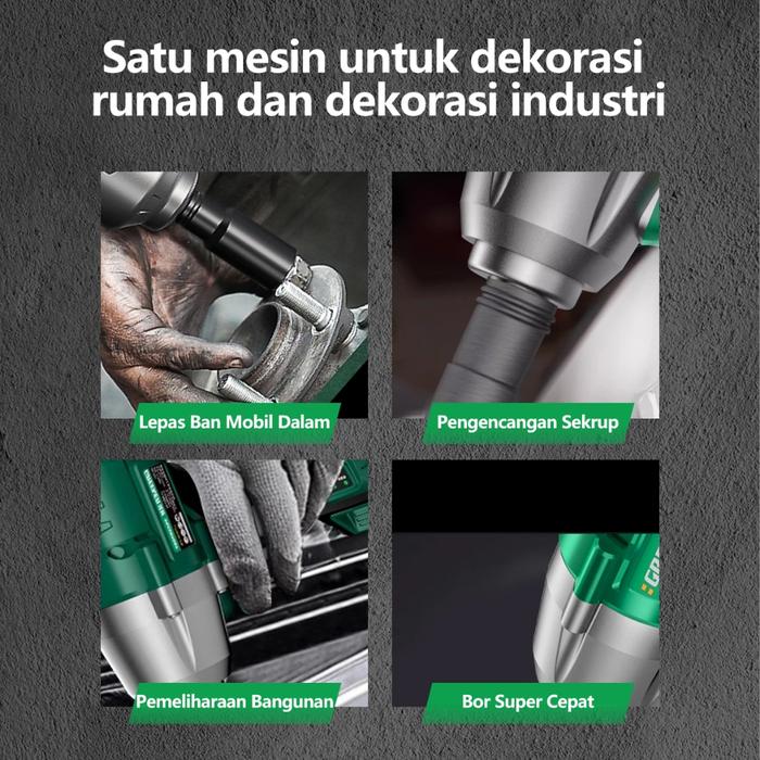 Isku Teknologi Indonesia ISKU Impact Wrench 21V